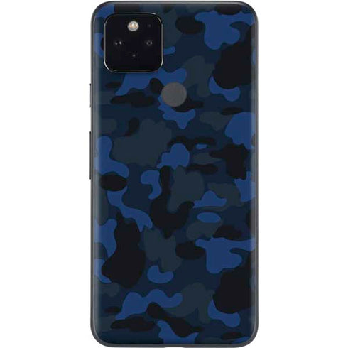 Blue Street Camo Google Pixel 5 Skin
